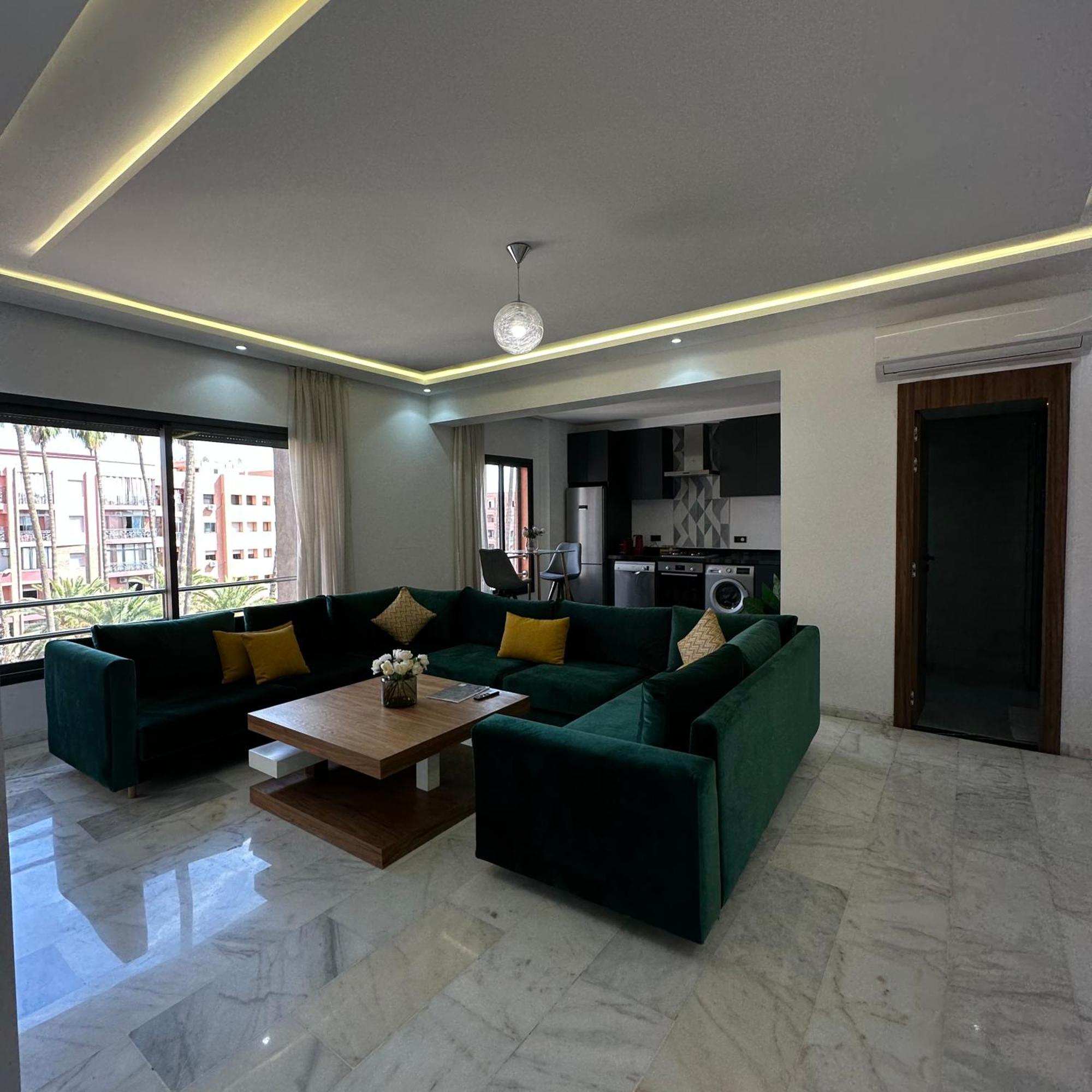 Apartamento Downtown Loft: Rooftop Pool & Gym Marrakesh